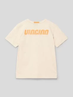VINGINO T-Shirt Mit Label-Print - Ecru -Kindermoden Kunterbunt 60p38gal69950d2c8p936cq9995j0gia9l8j4jik6oqkogpoa0p58ha6aos5cga569548lij910kac2j8co62c1k6lhjee9k64rj8c1kc4s64ohnc8rjec1ic8ojee9k64pjed0