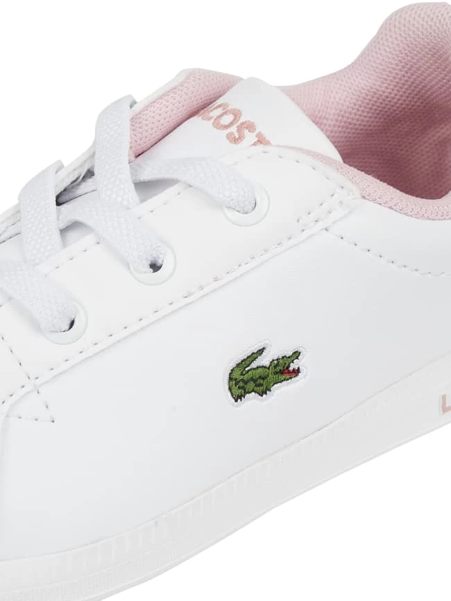 Lacoste Sneaker In Leder-Optik Modell 'Graduate' - Weiß 2 Lacoste Sneaker In Leder-Optik Modell 'Graduate' - Weiß – Bild 2