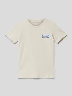 Jack & Jones T-Shirt Mit Motiv-Print Modell 'COEDTN' - Ecru