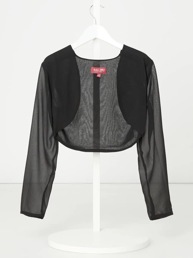 G.O.L. Bolero Aus Chiffon - Schwarz 1 G.O.L. Bolero Aus Chiffon - Schwarz