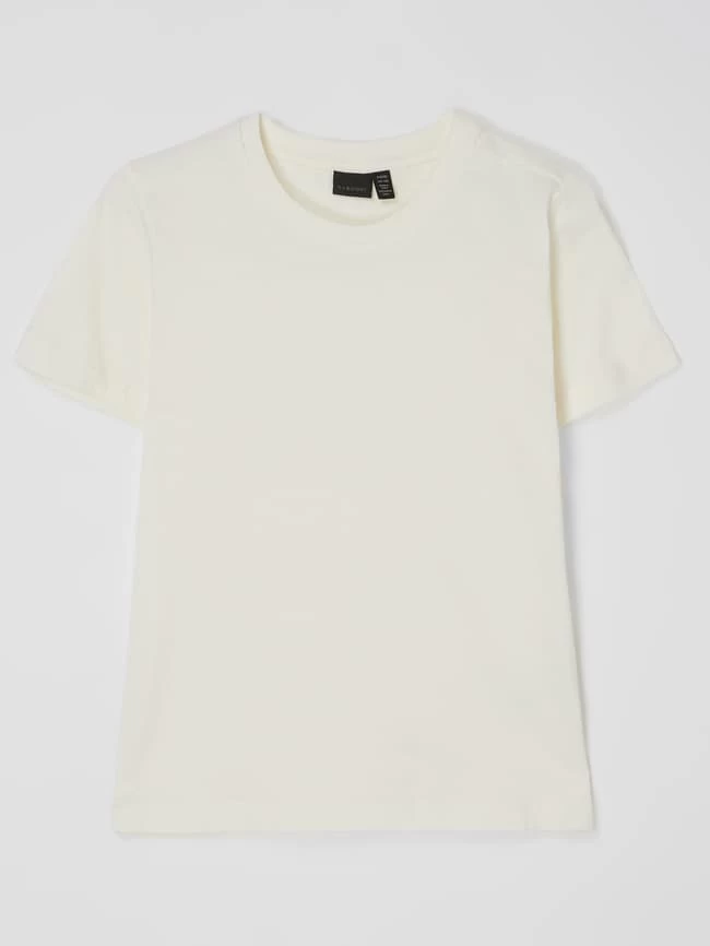 Kabooki T-Shirt Mit Rundhalsausschnitt Modell 'THEODOR' - Weiß 1 Kabooki T-Shirt Mit Rundhalsausschnitt Modell 'THEODOR' - Weiß