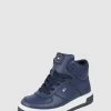 T.Hilfiger Kids Shoes High Top Sneaker In Leder-Optik Modell 'Paulene' - Marineblau