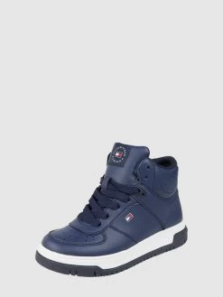 T.Hilfiger Kids Shoes High Top Sneaker In Leder-Optik Modell 'Paulene' - Marineblau