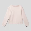 Pepe Jeans Sweatshirt Mit Label-Print Modell 'ROSE' - Hellrosa