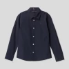 Tommy Hilfiger Teens Hemd Mit Logo-Stitching - Marineblau