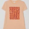 S.Oliver RED LABEL T-Shirt Mit Print - Apricot