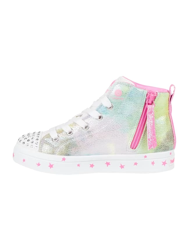 SKECHERS High Top Sneaker Mit LEDs Modell 'Unicorn Galaxy' - Silber 3 SKECHERS High Top Sneaker Mit LEDs Modell 'Unicorn Galaxy' - Silber – Bild 3