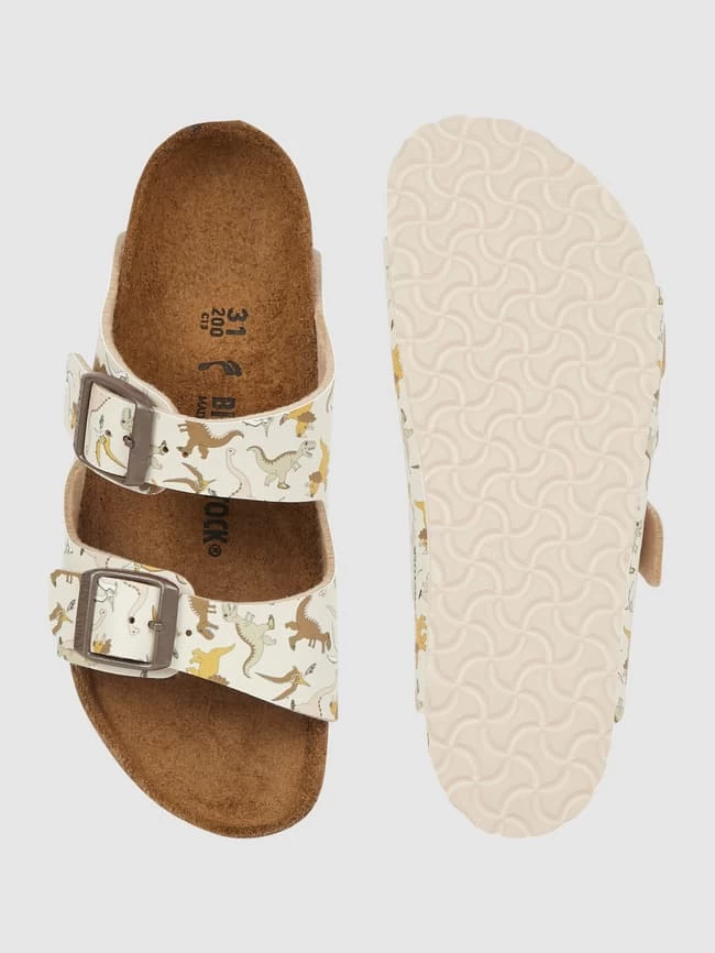 Birkenstock Sandalen Aus Birko-Flor® Modell 'Arizona' - Weiß 4 Birkenstock Sandalen Aus Birko-Flor® Modell 'Arizona' - Weiß – Bild 4