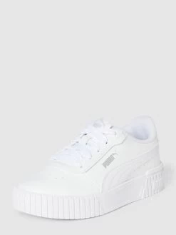 Puma Sneaker Mit Label-Print In Metallic Modell 'CARINA' - Weiß