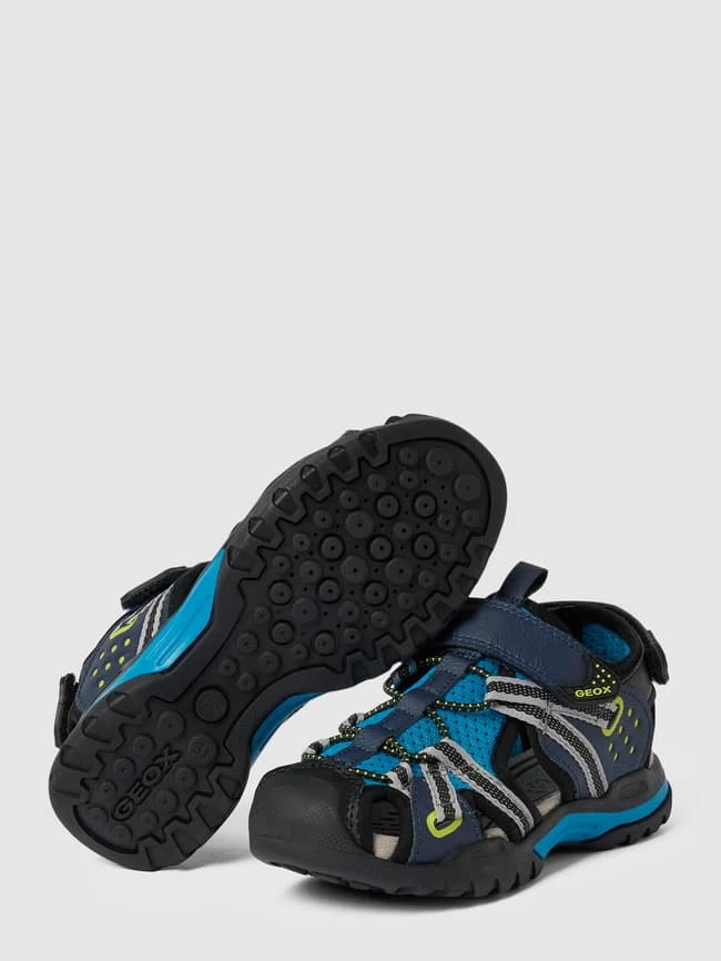 Geox Sandalen Mit Kontrastbesatz Modell 'J BOREALIS BOY' - Marineblau 4 Geox Sandalen Mit Kontrastbesatz Modell 'J BOREALIS BOY' - Marineblau – Bild 4