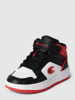 CHAMPION Sneaker Mit Kontrastbesatz Modell 'REBOUND' - Schwarz