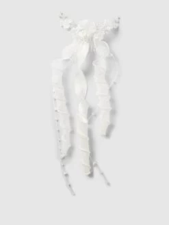 Weise Gesteck Mit Kamm - Ecru