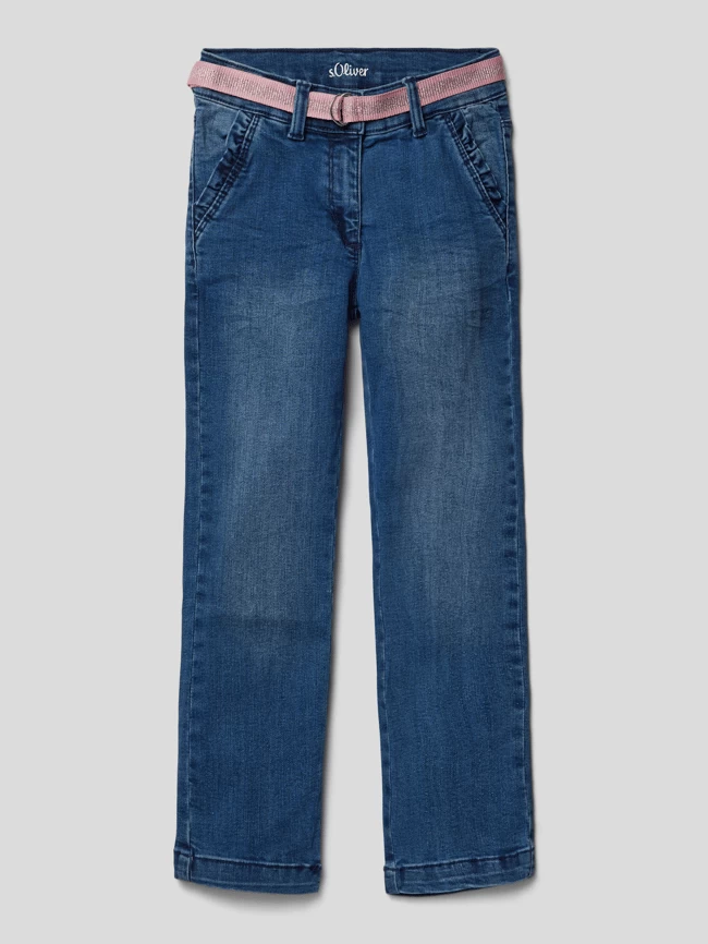 S.Oliver RED LABEL Regular Fit Jeans Mit Stretch-Anteil - Blau 1 S.Oliver RED LABEL Regular Fit Jeans Mit Stretch-Anteil - Blau