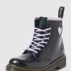 Dr. Martens Schnürboots Mit Motiv-Besatz - Schwarz