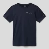 CHAMPION T-Shirt Mit Logo-Print - Marineblau