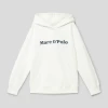 Marc O'Polo Hoodie Mit Label-Details - Offwhite