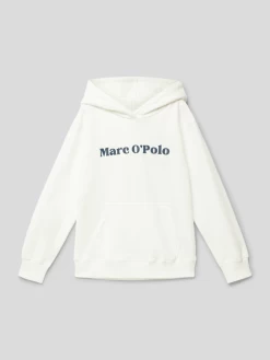 Marc O'Polo Hoodie Mit Label-Details - Offwhite