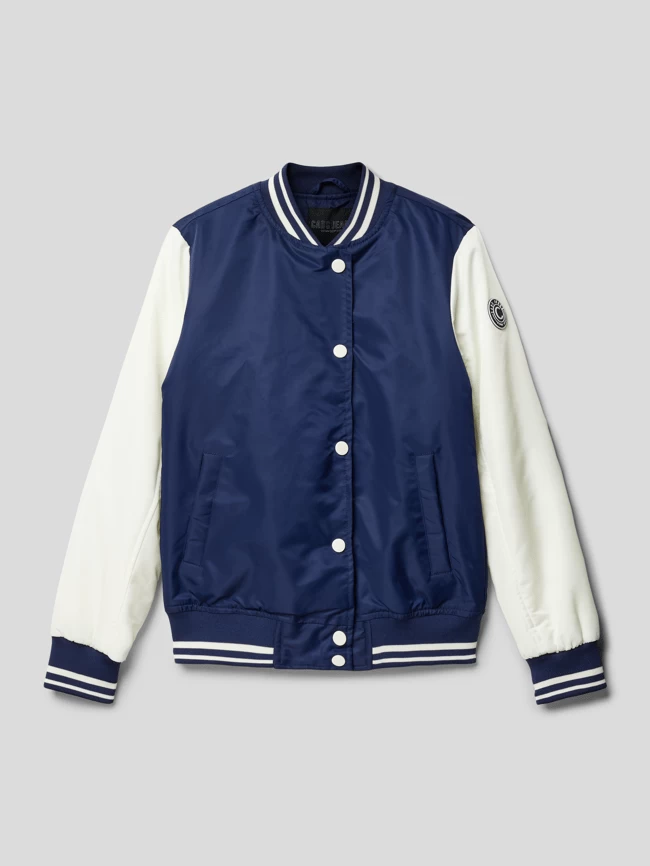 CARS JEANS College-Jacke Mit Two-Tone-Machart Modell 'L O I S E' - Marineblau 1 CARS JEANS College-Jacke Mit Two-Tone-Machart Modell 'L O I S E' - Marineblau
