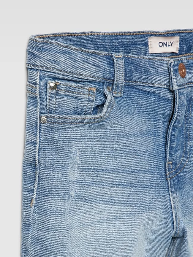 Only Jeansshorts Mit Label-Patch Modell 'PHINE' - Blau 2 Only Jeansshorts Mit Label-Patch Modell 'PHINE' - Blau – Bild 2