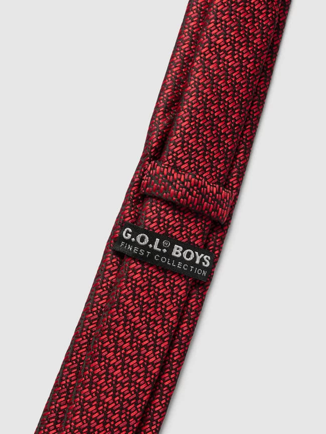 G.O.L. Krawatte Mit Allover-Muster - Rot 3 G.O.L. Krawatte Mit Allover-Muster - Rot – Bild 3