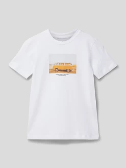 Jack & Jones T-Shirt Mit Motiv-Print Modell 'COPENHAGEN' - Weiß