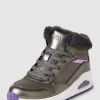 SKECHERS Sneaker Mit Kunstfell Modell 'UNO' - Silber