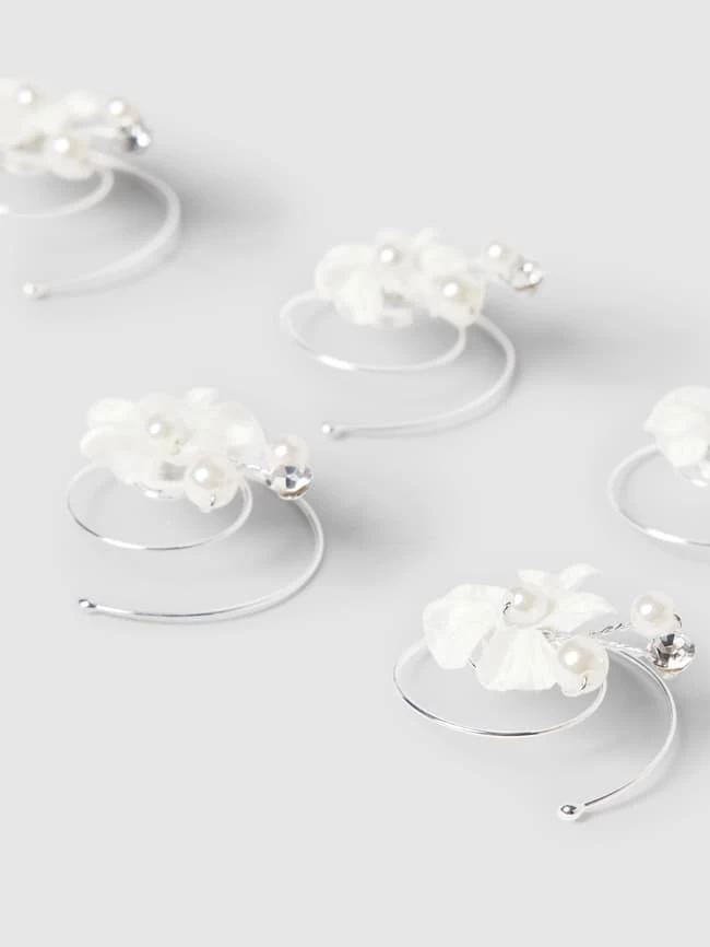Weise Haarschmuck Mit Perlen Im 6er-Pack - Ecru 2 Weise Haarschmuck Mit Perlen Im 6er-Pack - Ecru – Bild 2