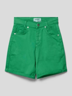 Blue Effect Balloon Fit Bermuda Im 5-Pocket-Design - Grün