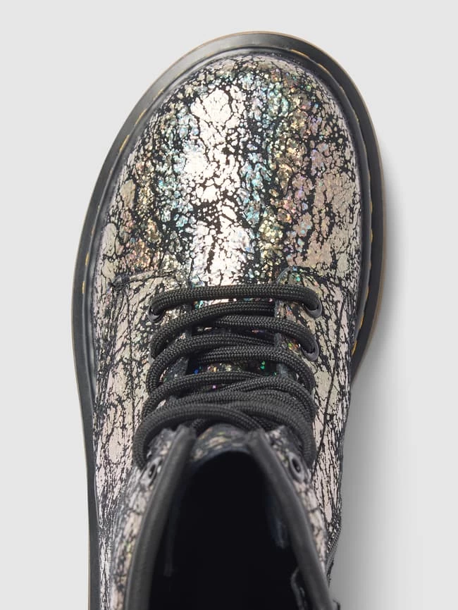 Dr. Martens Schnürboots In Glitzer-Optik - Schwarz 3 Dr. Martens Schnürboots In Glitzer-Optik - Schwarz – Bild 3