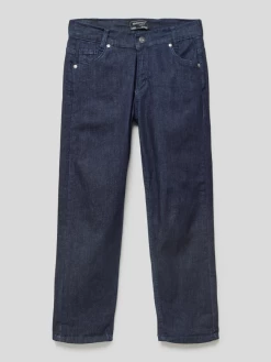 Blue Effect Jeans Mit Label-Patch - Dunkelblau