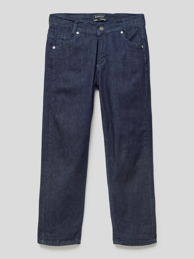 Blue Effect Jeans Mit Label-Patch - Dunkelblau 1 Blue Effect Jeans Mit Label-Patch - Dunkelblau