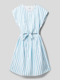 Marc O'Polo Kleid Mit Streifenmuster - Blau