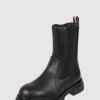 T.Hilfiger Kids Shoes Chelsea Boots In Leder-Optik Modell 'Ashlyn' - Schwarz