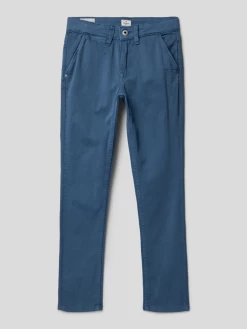 Pepe Jeans Stoffhose Mit Französischen Eingrifftaschen Modell 'GREENWICH' - Blau