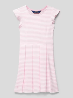 Polo Ralph Lauren Teens Kleid Mit Streifenmuster - Rosa