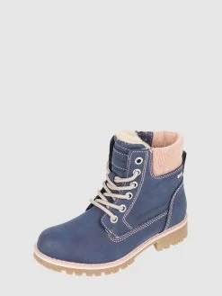 Tom Tailor Boots In Leder-Optik - Blau