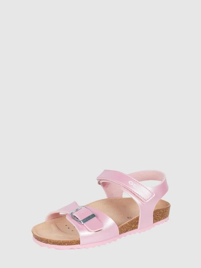 Geox Sandalen In Leder-Optik Modell 'Adriel' - Pink 1 Geox Sandalen In Leder-Optik Modell 'Adriel' - Pink