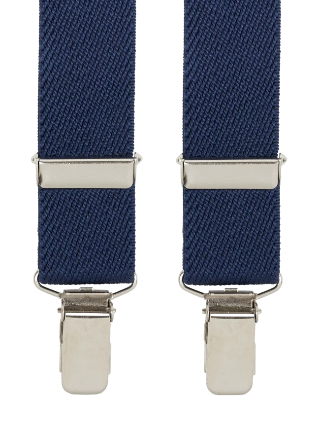 G.O.L. Hosenträger In X-Form - Marineblau 1 G.O.L. Hosenträger In X-Form - Marineblau