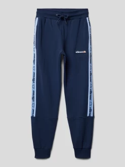 Ellesse Sweatpants Mit Label-Details Modell 'Sanpolo' - Marineblau