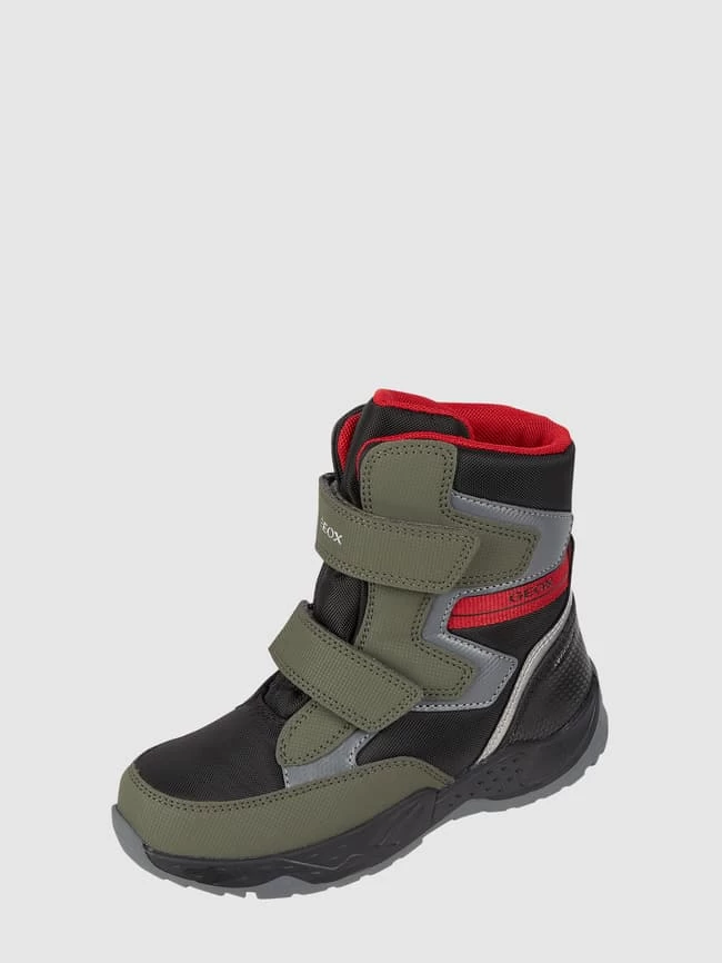 Geox Boots Mit Klettriegeln Modell 'Sentiero' - Khaki 1 Geox Boots Mit Klettriegeln Modell 'Sentiero' - Khaki