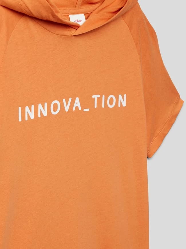 S.Oliver RED LABEL T-Shirt Mit Label-Patch - Orange 2 S.Oliver RED LABEL T-Shirt Mit Label-Patch - Orange – Bild 2