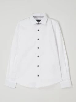 G.O.L. Slim Fit Hemd Aus Baumwollmischung - Weiß