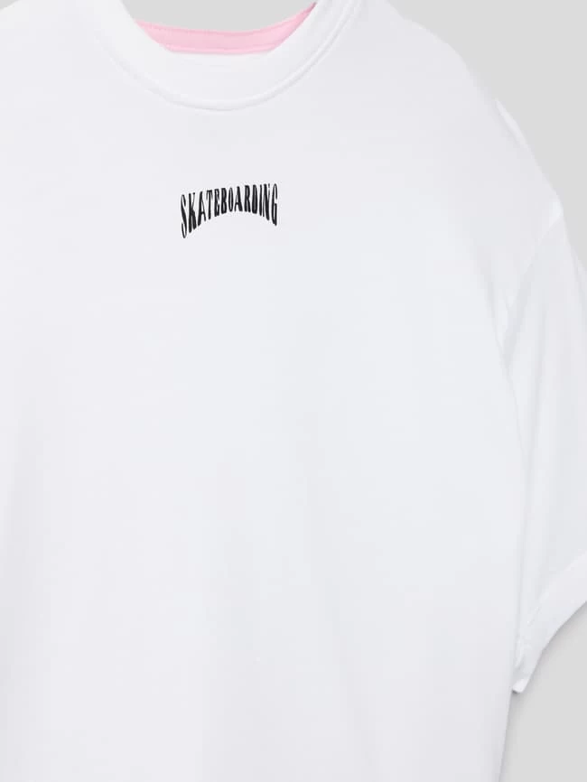 Jack & Jones T-Shirt Mit Rundhalsausschnitt Modell 'SKATER' - Ecru 2 Jack & Jones T-Shirt Mit Rundhalsausschnitt Modell 'SKATER' - Ecru – Bild 2