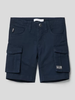 Name It Bermudas Mit Cargotaschen Modell 'RYAN' - Marineblau