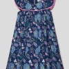 Happy Girls Minikleid Mit Allover-Muster - Marineblau