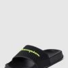 CHAMPION Slides Mit Label-Detail - Schwarz