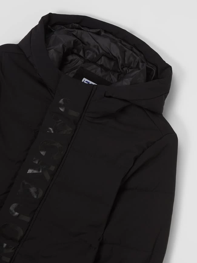 Jack & Jones Steppjacke Mit Kapuze Modell 'Orclean' - Schwarz 2 Jack & Jones Steppjacke Mit Kapuze Modell 'Orclean' - Schwarz – Bild 2