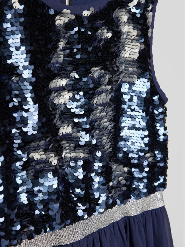 Happy Girls Kleid Mit Wendepailletten - Marineblau 2 Happy Girls Kleid Mit Wendepailletten - Marineblau – Bild 2