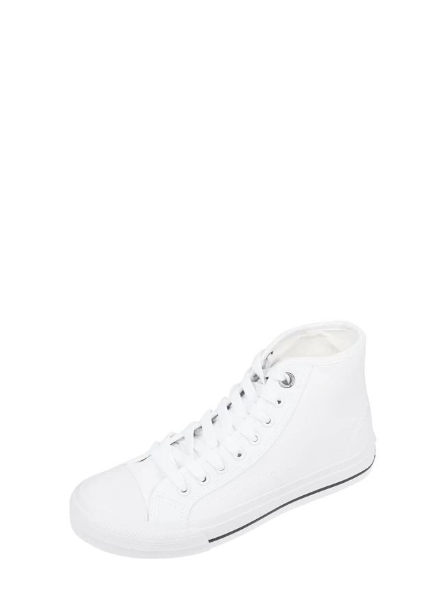 Jack & Jones High Top Sneaker Aus Canvas Modell 'Corp' - Weiß 1 Jack & Jones High Top Sneaker Aus Canvas Modell 'Corp' - Weiß