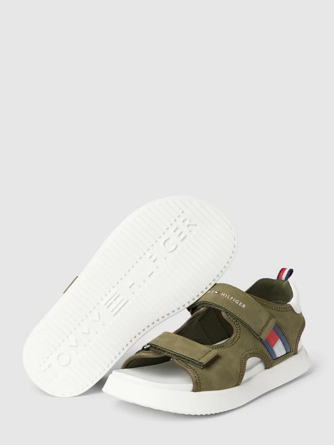 T.Hilfiger Kids Shoes Sandalen Mit Label-Prints Modell 'JERRY' - Khaki 1 T.Hilfiger Kids Shoes Sandalen Mit Label-Prints Modell 'JERRY' - Khaki